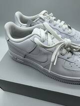 新品未使用 24.5cm ナイキ エアフォース 1 ガールズ NIKE AIR FORCE 1 LE(GS) white/white DH2920-111 レディース スニーカー AF1 ホワイト_画像4