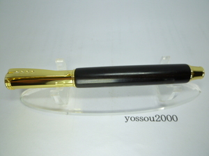 縞黒檀 キャップ式木製ボールペン　パーカータイプ芯