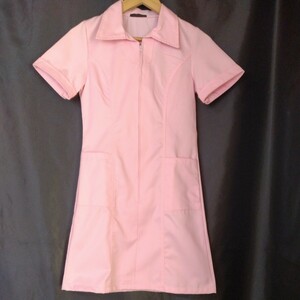 Fake Lips nurse clothes One-piece short sleeves nursing . pink cosplay uniform woman . costume 