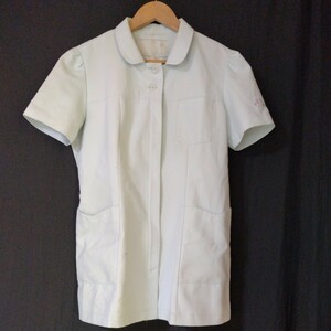 nagaire- Ben CF4802 size LL light blue short sleeves nurse wear clair low be nursing . medical care white garment cosplay 
