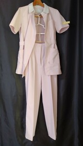 nagaire- Ben FE4512① одежда для медсестер выставить размер L розовый верх и низ в комплекте уход . костюм 
