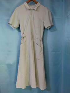 nagaire- Ben short sleeves nurse One-piece size L mint green medical care white garment nursing . costume 