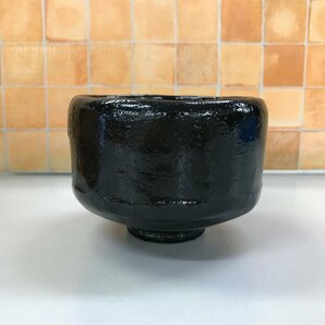 黒楽 茶碗 松楽造 共箱付き 陶器 茶道具 雑貨/904の画像3