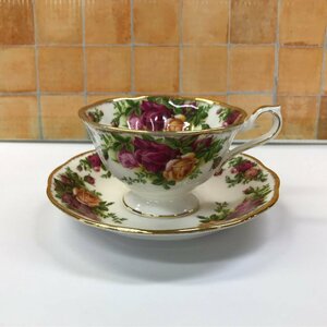 ROYAL ALBERT ロイヤルアルバート Old Country Rose オールドカントリーローズ カップ&ソーサー 洋食器 茶器 一部欠けあり ギフト/904