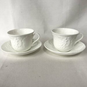 ＷＥＤＧＷＯＯＤ ウェッジウッド カップ＆ソーサー ストロベリー パイン ホワイト ギフト/266