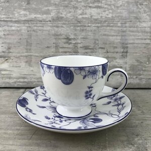 ＷＥＤＧＷＯＯＤ ＢＬＵＥ ＰＬＵＭ カップ＆ソーサー ウエッジウッド ブループラム イギリス製 ギフト/232