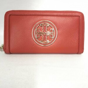 ＴＯＲＹ ＢＵＲＣＨ トリーバーチ 美品 長財布 ラウンドジップ オレンジ ピンク 鞄/266