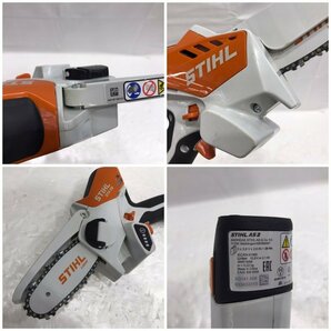 バッテリー２個付 中古 ＳＴＩＨＬ スチール ＧＴＡ ２６ コードレス バッテリー ガーデンカッター チェーンソー 枝切 電動工具/248の画像3