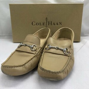 ＣＯＬＥ ＨＡＡＮ デッキシューズ コール ハーン モカシン ５Ｂ ２２ｃｍ ベージュ 靴/241