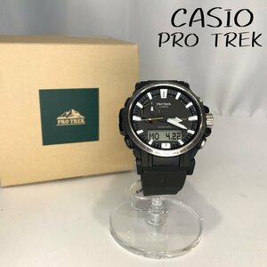 美品 ＣＡＳＩＯ ＰＲＯＴＲＥＫ カシオ プロトレック クライマーライン 電波ソーラー ＰＲＷ－６１－１ＡＪＦ 時計/252