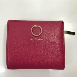 未使用に近い ＪＩＬＬ ＳＴＵＡＲＴ カードケース 指輪モチーフ レッド 上品な赤 リング ジルスチュアート 鞄/219