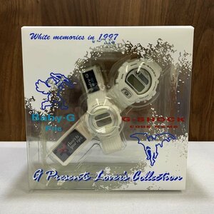 ＣＡＳＩＯ 天使と悪魔 ＬＯＶ９７－４ ＷＨＩＴＥ 中古 カシオ Ｇ－ＳＨＯＣＫ ラバーズコレクション’９７ 白 時計/247