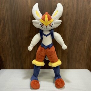 ポケモンセンター ポケットモンスター マスコット 中古 エースバーン ぬいぐるみ ほのおタイプ ソード シールド 雑貨/247