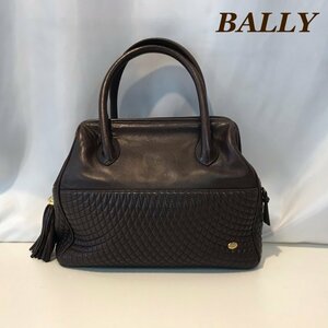 ＢＡＬＬＹ バリー ハンドバッグ ブラウン こげ茶 レザー 手提げバッグ レディース カジュアル フォーマル 鞄/252