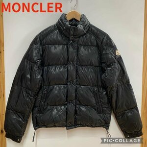 ＭＯＮＣＬＥＲ ファッション メンズ 冬物 アウター ダウン モンクレール ジャケット 黒 ブラック ロゴ ワッペン 中古 洋品紳士/247