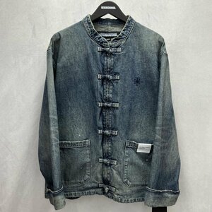 ＮＥＩＧＨＢＯＲＨＯＯＤ ウォッシュド デニム ジャケット ネイバーフッド Ｍ ２３２ＸＢＮＨ－ＪＫＭ０４ 日本製 洋品紳士服/241