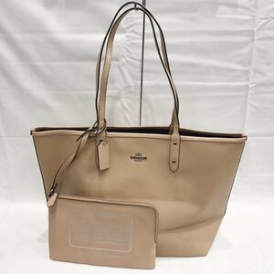 ＣＯＡＣＨ コーチ Ｆ３６６０９ リバーシブル トートバッグ ハンドバッグ 肩掛け レザー 革製品 レディース ポーチ付属 鞄/248