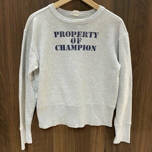 Ｃｈａｍｐｉｏｎ ファッション ＵＳＥＤ 日本製 綿 灰色 チャンピオン 両Ｖ スウェット グレー メンズ 古着 中古 洋品紳士服/247