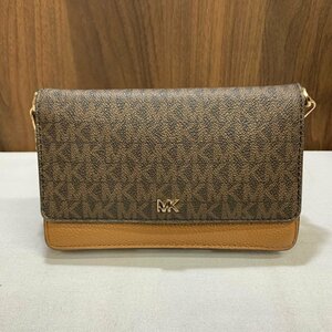 ＭＩＣＨＡＥＬ ＫＯＲＳ ３２Ｔ９ＧＦ５Ｃ０Ｌ レディース マイケルコース ウォレットショルダー 汚れ有 ＭＫロゴ 茶色 鞄/247