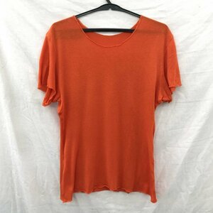 ＩＳＳＥＹ ＭＩＹＡＫＥ イッセイミヤケ 半袖 Ｔシャツ カットソー トップス オレンジ系 日本製 レディース ２ 洋品婦人服/219