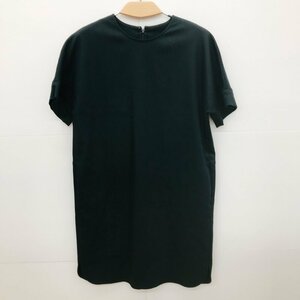 ＣａｌｖｉｎＫｌｅｉｎ 半袖 ワンピース 黒 ４ Ｌ 厚手 カルバンクライン サイドスリット シンプル レディース 洋品婦人服/255