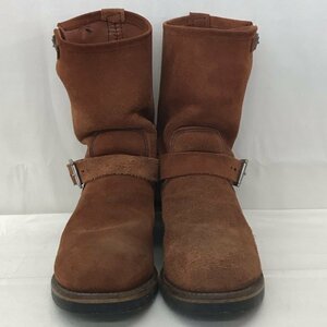 ＲＥＤ ＷＩＮＧ エンジニア ブーツ ８８１２ ２７．０ レッド ウィング ２００５年製 赤茶 スエード 廃盤 靴/255