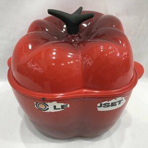 ＬＥ ＣＲＥＵＳＥＴ ル・クルーゼ ベジタブル ココット パプリカ ピーマン レッド 赤 鍋 取っ手含み約２１ｃｍ ギフト/248