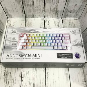 箱付き ＲＡＺＥＲ ＨＵＮＴＳＭＡＮ ＭＩＮＩ レイザー ゲーミング キーボード ＲＺ０３－０３３９ ホワイト 周辺機器/208