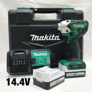 ｍａｋｉｔａ マキタ ＭＴＤ００１Ｄ １４．４Ｖ フルセット 充電式 インパクトドライバー ＤＩＹ向け グリーン 中古品 電動工具/248