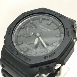 美品 ＣＡＳＩＯ カシオ ＧＡ－２１００ ブラック メンズ クォーツ Ｇ－ＳＨＯＣＫ Ｇショック コンビネーションモデル 時計/248