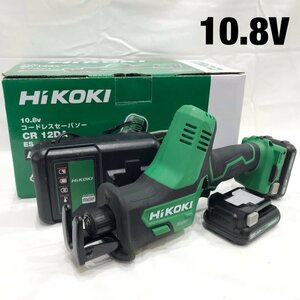 ＨｉＫＯＫＩ ハイコーキ ＣＲ１２ＤＡ バッテリー２個付属 コードレス セーバソー セーバーソー １０．８Ｖ 中古品 電動工具/248