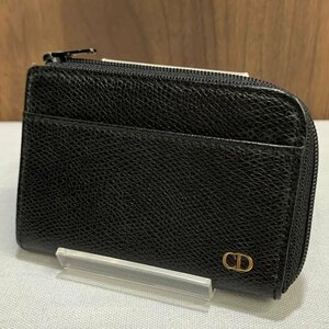 Ｃｈｒｉｓｔｉａｎ Ｄｉｏｒ ブランド 中古 小物 ＣＤロゴ クリスチャンディオール コインケース ブラック 小銭入れ 鞄/247