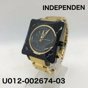 ＩＮＤＥＰＥＮＤＥＮＴ インデペンデント 腕時計 メンズ クォーツ Ｕ０２１－００２６７４－０３ アナログ デジアナ 時計/246
