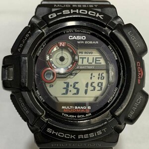 ＣＡＳＩＯ ＧＷ－９３００ 電波ソーラー 稼働品 黒×赤 カシオ Ｇ－ＳＨＯＣＫ ＭＵＤＭＡＮ マッドマン デジタル 時計/247