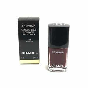 未使用 ＣＨＡＮＥＬ シャネル ネイル エナメル コスメ ヴェルニ ロング トゥニュ ７６５ アンテルディ マニキュア 雑貨/225