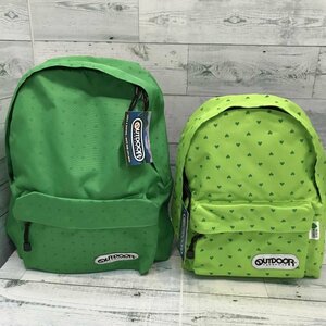 タグ付 ＯＵＴＤＯＯＲ ＧＲＥＥＮ ＤＡＫＡＲＡ アウトドア 親子 リュック セット 非売品 サントリー グリーン コラボ 鞄/208