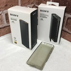 ＳＯＮＹ ウォークマン ＺＸ ＮＷ－ＺＸ３００（Ｂ） ソフトカバー レザーケース付 電化製品/229