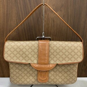 ＣＥＬＩＮＥ ＩＴＡＬＹ ファッション ＵＳＥＤ マカダム柄 セリーヌ ショルダーバッグ レディース イタリア製 現状品 鞄/247