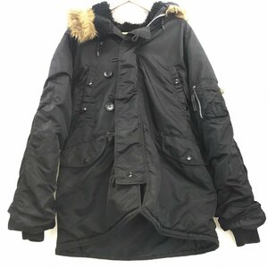 中古 ＡＬＰＨＡ ＩＮＤＵＳＴＲＩＥＳ ＩＮＣ． アルファ メンズ Ｎ－３Ｂ フライトジャケット Ｌ ２００２４－２０１ 洋品紳士/225