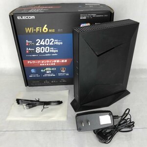 中古品 ＥＬＥＣＯＭ エレコム Ｗｉｆｉ ギガビットルーター ＷＲＣ－Ｘ３２００ＧＳＴ ２０２１年製 Ｗｉ－Ｆｉ６対応 電化製品/233