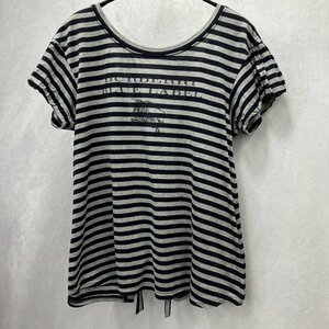 ＢＵＲＢＥＲＲＹ ＢＬＵＥ ＬＡＢＥＬ 半袖 カットソー バーバリー バックシャン Ｅ１Ｐ６１－３９１－２８ ３８ 洋品婦人服/241