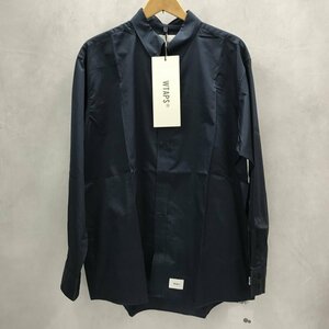 ＷＴＡＰＳ ２１１ＴＱＤＴ－ＳＨＭ０１ ＣＡＮＣＬＩＮＩ ダブルタップス 長袖 シャツ ネイビー ＸＬＡＲＧＥ 洋品紳士服/241