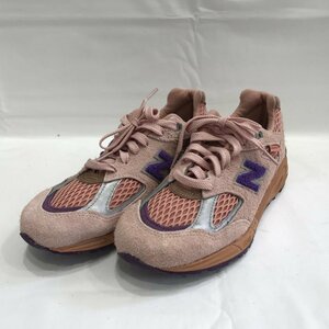 美品 Ｎｅｗ Ｂａｌａｎｃｅ×Ｓａｌｅｈｅ Ｂｅｍｂｕｒｙ ニューバランス ９９０Ｖ２ Ｍ９９０ＳＢ２ ２６ｃｍ ピンク 靴/248