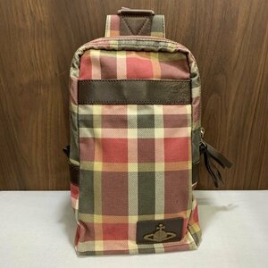 Ｖｉｖｉｅｎｎｅ Ｗｅｓｔｗｏｏｄ 赤 ＲＥＤ ブランド ヴィヴィアンウエストウッド ボディーバッグ タータンチェック 鞄/247