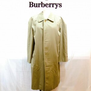 Ｂｕｒｂｅｒｒｙｓ ステンカラーコート ベージュ 紳士 バーバリーズロンドン イングランド製 メンズ ノバチェック 洋品紳士服/269