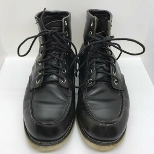 ＲＥＤＷＩＮＧ アイリッシュセッター ワークブーツ ブラック レザー 靴/233