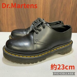 Ｄｒ．Ｍａｒｔｅｎｓ ファッション 靴 黒 ブラック 中古品 ドクターマーチン １４６１ＢＥＸ ３ホール イエローステッチ 靴/247