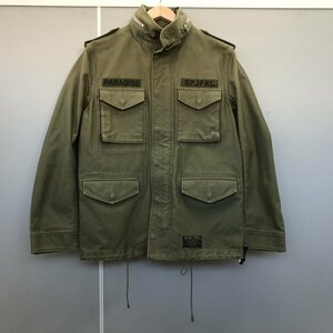 ＷＡＣＫＯ ＭＡＲＩＡ Ｍ６５ フィールド ジャケット ワコマリア サイズＭ オリーブ ミリタリー 日本製 ワッペン 洋品紳士服/232