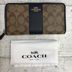 ＣＯＡＣＨ ラウンドファスナー Ｆ５４６３０ 長財布 シグネチャー コーチ 鞄/229