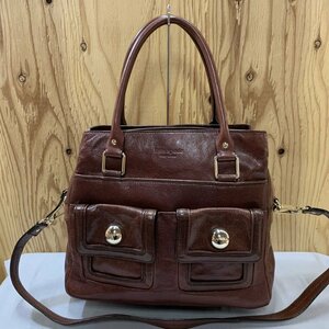 ＫＡＴＥ ＳＰＡＤＥ ＬＥＡＴＨＥＲ バッグ 茶 革 ケイト・スペード ２ＷＡＹ ショルダー ブラウン ＢＲＯＷＮ 鞄/247